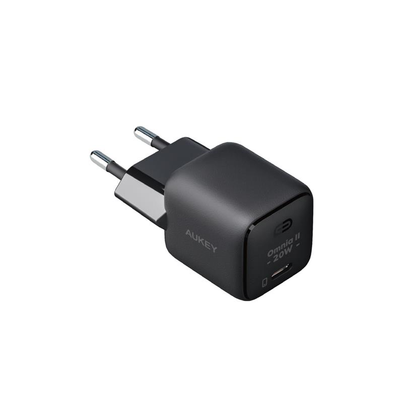 AUKEY PA-B1T-BK 20W OMNİA II MİNİ GAN PD QC 3.0 TYPE C HIZLI ŞARJ ADAPTÖRÜ 