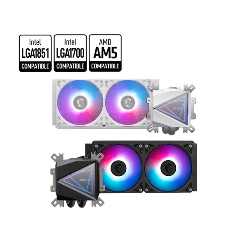 MSI MAG CORELIQUID I240 240MM ARGB CPU İŞLEMCI SIVI SOĞUTUCU (LGA 1150/1151/1155/1156/1200/1700/1851/AM4/AM5 UYUMLU) 