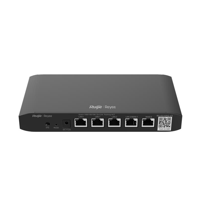 RUIJIE REYEE RG-EG105G-V3 5 PORT GIGABIT 600MBPS CLOUD YÖNETİLEBİLİR ROUTER 