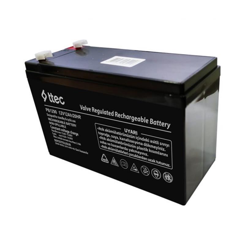 TTEC 12V 7AH BASE BAKIMSIZ KURU TİP AKÜ 